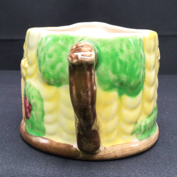 Vintage Japanese Ceramic Cottage Cream Pitcher - Picture 4 of 6